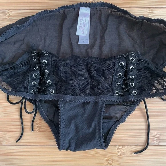 Vtg Victoria’s Secret Lace Up Panty - Picture 8 of 13